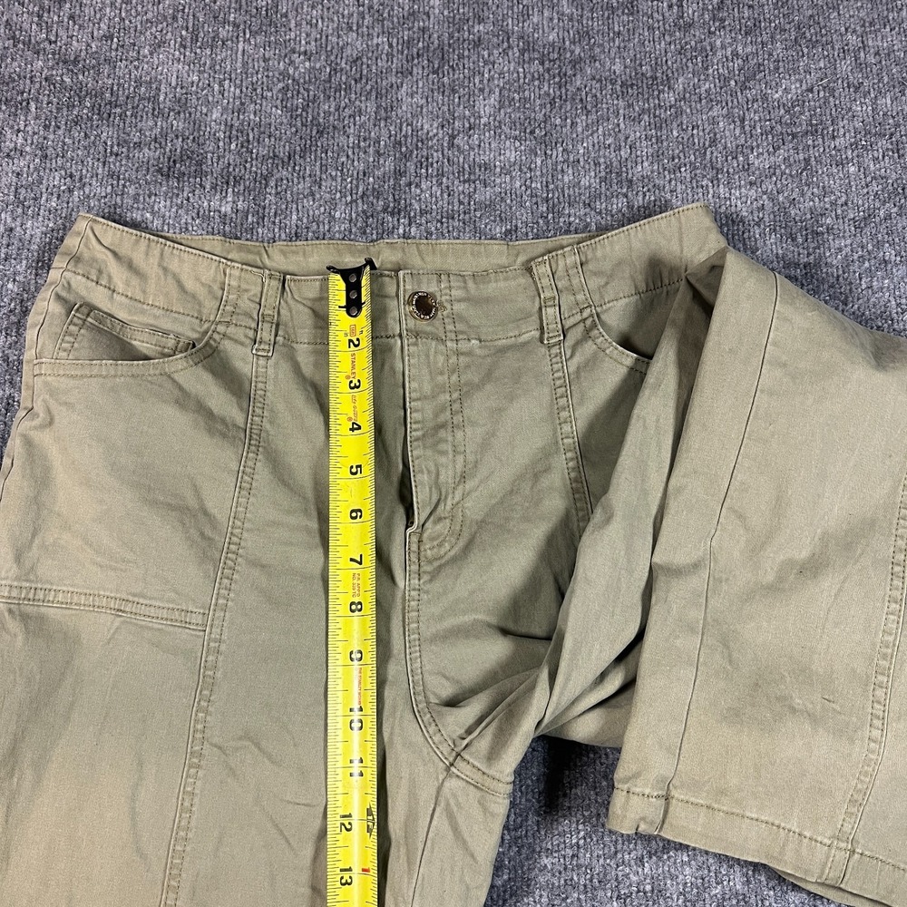 Andrew Marc New York Ankle Pants Womens 10 Khaki Cotton Stretch Straight‎ Leg - Picture 4 of 10